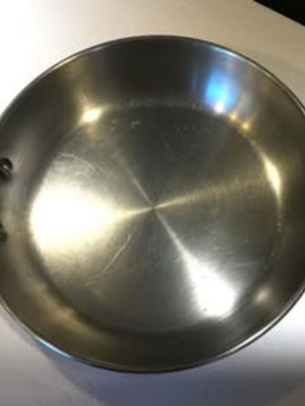 Kitchen Aid Durable Stainless Steel Pan Even Heat Base 10 inches/25 cm diameter